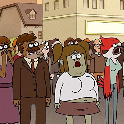 Starla, Audrey, Girl, Benson's Mom, Benson's Sister, Peggy, Rigby's Mom, Waitress, Woman, Abe...