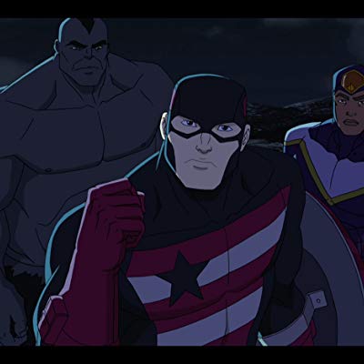 Hulk, Black Bolt, Crossbones, Bruce Banner, Thunderball, Volstagg, A.I.M. Agent #3, Alien #3, Alien Gurd #1, Atlantean Spy...