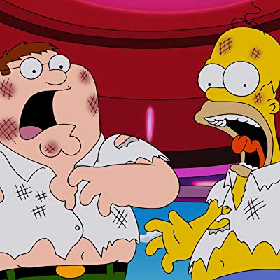 Homer Simpson, Barney Gumble, Blue-Haired Lawyer, Grampa Simpson, Hans Moleman, Kodos, Krusty the Clown, Mayor Quimby, Santa's Little Helper, Squeaky-Voiced Teen