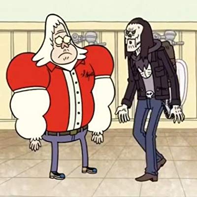 Death, Duck Man, Archie, Dad, Grandpa Hanatronic, Henchman #1, Henchman #3, Man 3, Old Man #2